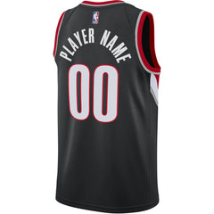 Nike Portland Trail Blazers Swingman Custom Jersey Black Icon Edition