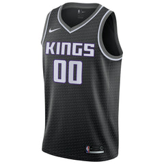 Nike Sacramento Kings Swingman Custom Jersey Black Statement Edition