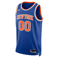 Nike New York Knicks Unisex Swingman Custom Jersey Blue Icon Edition