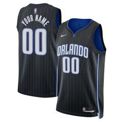 Nike Orlando Magic Unisex Swingman Custom Jersey Black Icon Edition