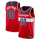 Nike Washington Wizards Unisex Swingman Custom Jersey Red Icon Edition