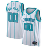 Charlotte Hornets Jordan Brand Unisex Swingman Custom Jersey White Association Edition