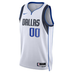 Nike Dallas Mavericks Unisex Swingman Custom Jersey White Association Edition