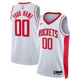 Nike Houston Rockets Unisex Swingman Custom Jersey White Association Edition