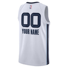 Nike Memphis Grizzlies Unisex Swingman Custom Jersey White Association Edition
