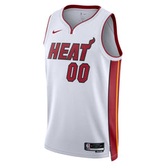 Nike Miami Heat Unisex Swingman Custom Jersey White Association Edition