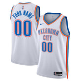 Nike Oklahoma City Thunder Unisex Swingman Custom Jersey White Association Edition