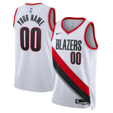 Nike Portland Trail Blazers Unisex Swingman Custom Jersey White Association Edition
