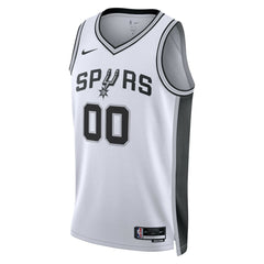 Nike San Antonio Spurs Unisex Swingman Custom Jersey White Association Edition