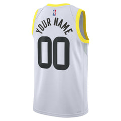 Nike Utah Jazz Unisex Swingman Custom Jersey White Association Edition