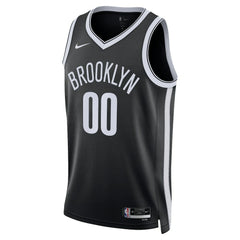 Nike Brooklyn Nets Unisex Swingman Custom Jersey Black Icon Edition