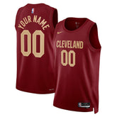 Nike Cleveland Cavaliers Unisex Swingman Custom Jersey Burgundy Icon Edition