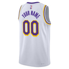 Nike Los Angeles Lakers Unisex Swingman Custom Jersey White Association Edition