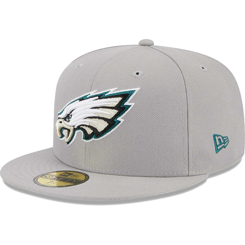 Philadelphia Eagles New Era Omaha 59FIFTY Fitted Hat - Gray - NFL