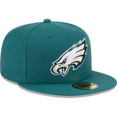 Philadelphia Eagles New Era Omaha 59FIFTY Fitted Hat - Midnight Green - NFL