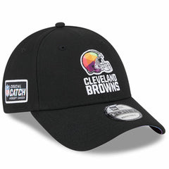 Cleveland Browns New Era 2023 NFL Crucial Catch 9FORTY Adjustable Hat - Black - NFL