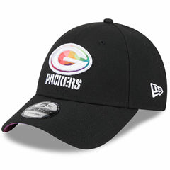 Green Bay Packers New Era 2023 NFL Crucial Catch 9FORTY Adjustable Hat - Black - NFL
