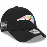 New England Patriots New Era 2023 NFL Crucial Catch 9FORTY Adjustable Hat - Black - NFL