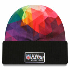 Green Bay Packers New Era 2023 NFL Crucial Catch Cuffed Knit Hat - Black - NFL