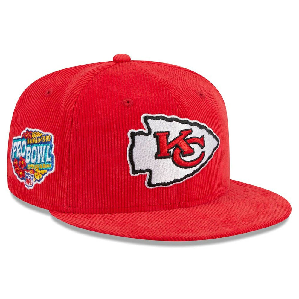 Kansas City Chiefs New Era Throwback Cord 59FIFTY Fitted Hat - Red - NFL