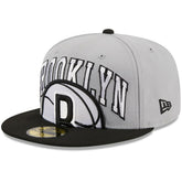 New Era Brooklyn Nets Tip-Off Two-Tone 59FIFTY Fitted Hat Gray/Black