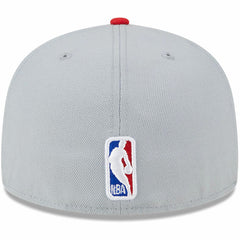 New Era Toronto Raptors Tip-Off Two-Tone 59FIFTY Fitted Hat Gray/Red