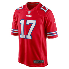 Josh Allen Buffalo Bills Alternate Game Jersey - Red - Nike