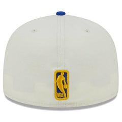 New Era Golden State Warriors Piped Pop Panel 59FIFTY Fitted Hat Cream