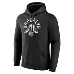 Brooklyn Nets Announcer Pullover Hoodie Black