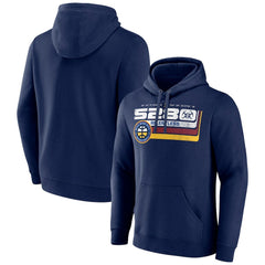 Denver Nuggets Announcer Pullover Hoodie Navy