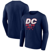 Washington Wizards Announcer Long Sleeve T-Shirt Navy