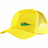 Nike - Brazil National Team Classic99 Trucker Snapback Hat - Yellow