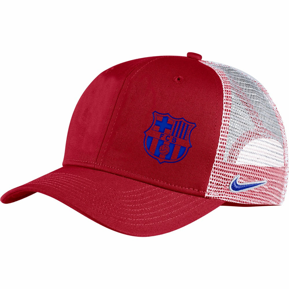 Nike - Barcelona Classic99 Trucker Snapback Hat - Crimson