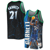 Mitchell & Ness Kevin Garnett Minnesota Timberwolves 2003-04 Hardwood Classics Player Burst Tank Top Black