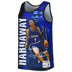 Mitchell & Ness Penny Hardaway Orlando Magic 1994-95 Hardwood Classics Player Burst Tank Top Blue