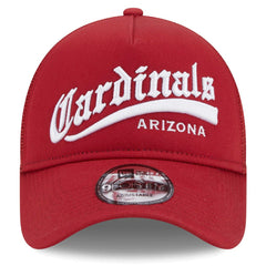 Arizona Cardinals New Era Caliber Trucker 9FORTY Adjustable Hat - Cardinal - NFL
