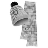 Indianapolis Colts WEAR by Erin Andrews Women's Plaid Knit Hat with Pom & Scarf Set - NFL