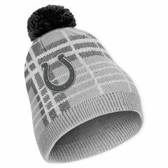 Indianapolis Colts WEAR by Erin Andrews Women's Plaid Knit Hat with Pom & Scarf Set - NFL