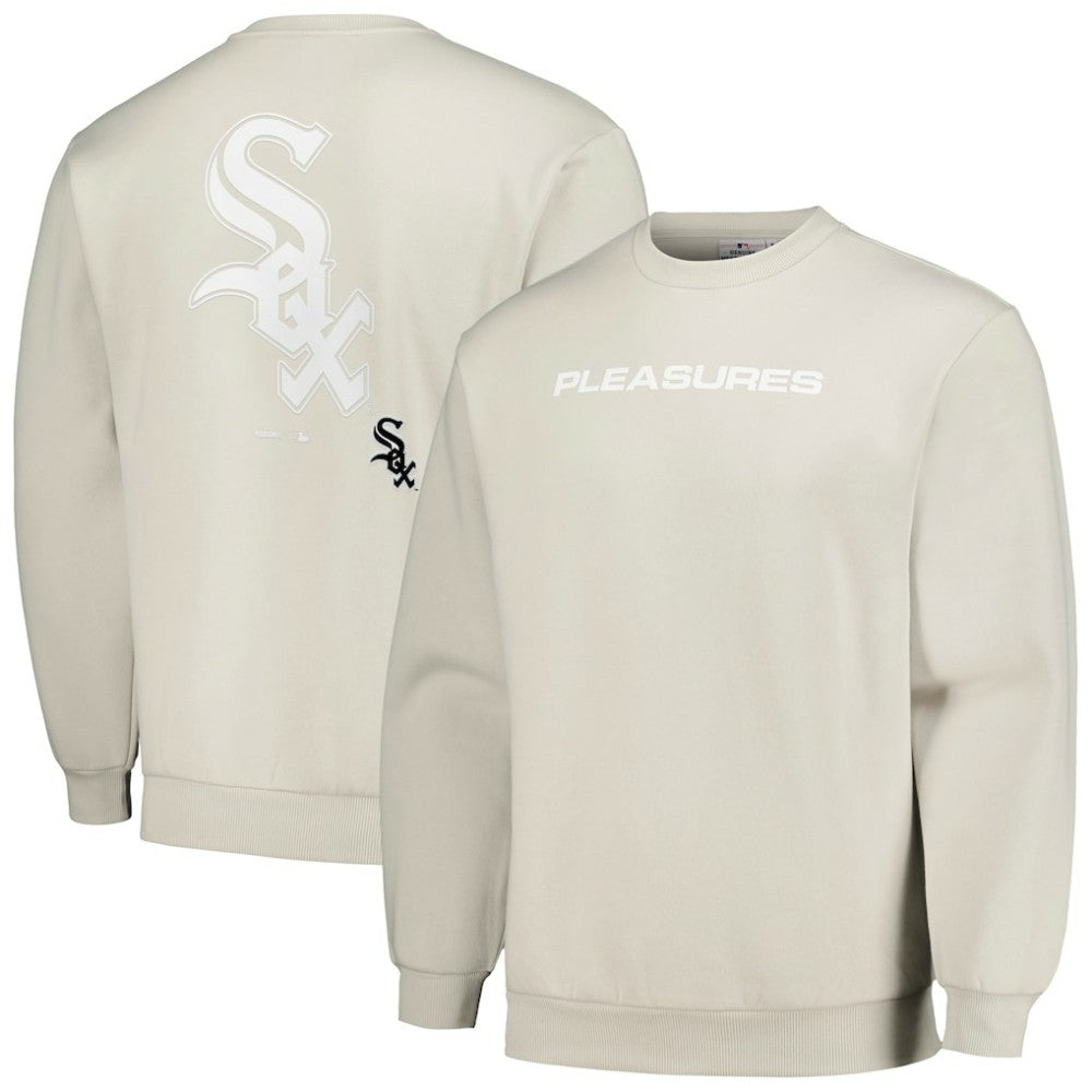 Chicago White Sox PLEASURES Ballpark Pullover Sweatshirt Outlet
