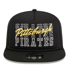 Pittsburgh Pirates New Era Street Team A-Frame Trucker 9FIFTY Snapback Hat Outlet