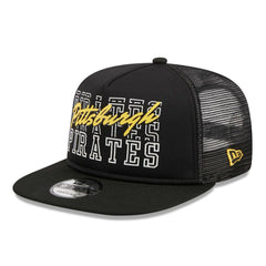 Pittsburgh Pirates New Era Street Team A-Frame Trucker 9FIFTY Snapback Hat Outlet