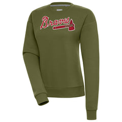 Atlanta Braves Antigua Women's Victory Pullover Sweatshirt Near Me