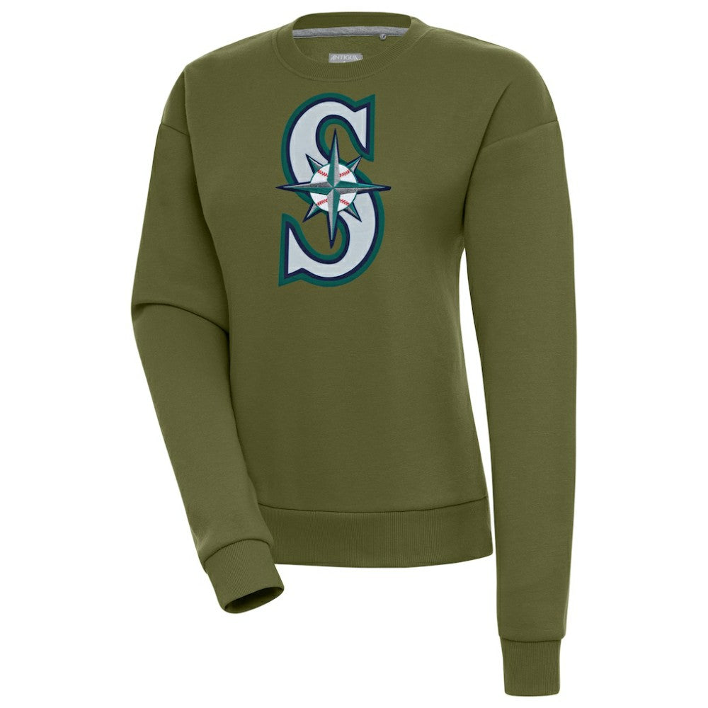 Seattle Mariners Antigua Women's Victory Pullover Sweatshirt Outlet