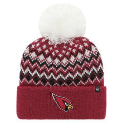 Arizona Cardinals '47 Women's Elsa Cuffed Knit Hat with Pom - Cardinal - 47 brand
