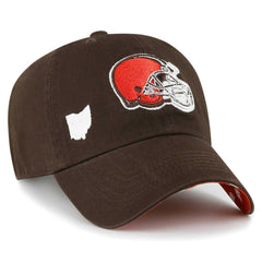 Cleveland Browns '47 Women's Confetti Icon Clean Up Adjustable Hat - Brown - 47 brand