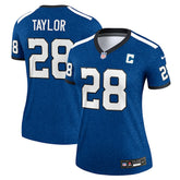 Jonathan Taylor Indianapolis Colts Women's Alternate Legend Player Performance Top - Royal - Nike