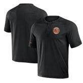 Cincinnati Bengals NFL x Darius Rucker Collection Washed Raglan Henley T-Shirt - Black - Fanatics