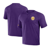 Minnesota Vikings NFL x Darius Rucker Collection Washed Raglan Henley T-Shirt - Purple - Fanatics