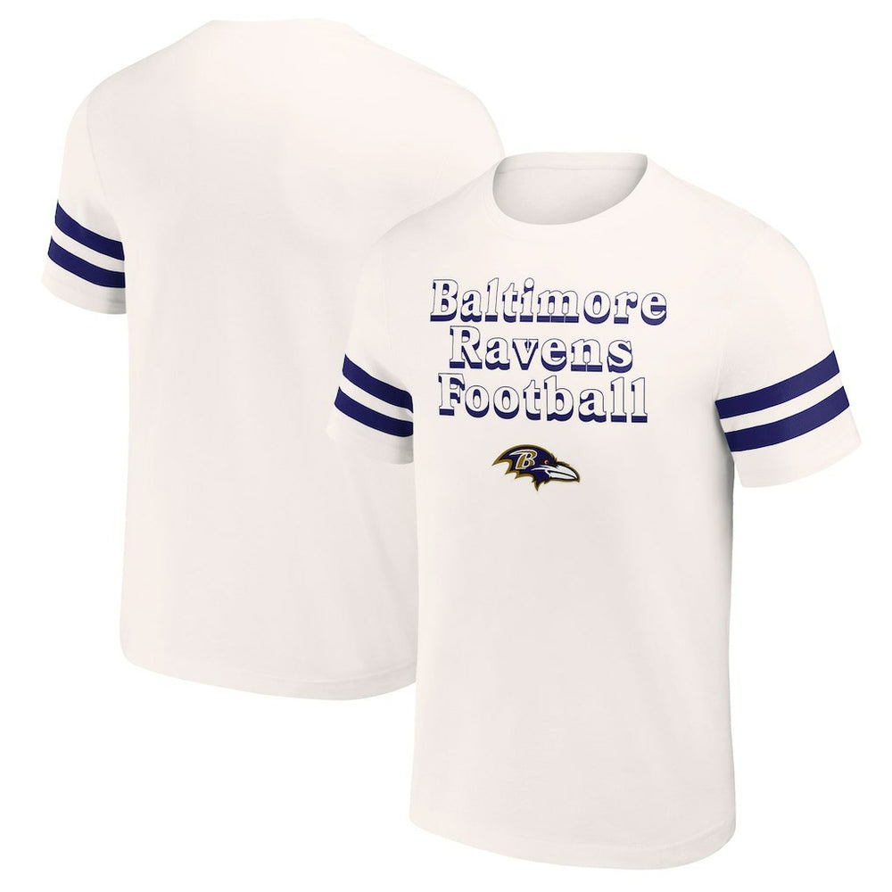 Baltimore Ravens NFL x Darius Rucker Collection Vintage T-Shirt - Cream - Fanatics