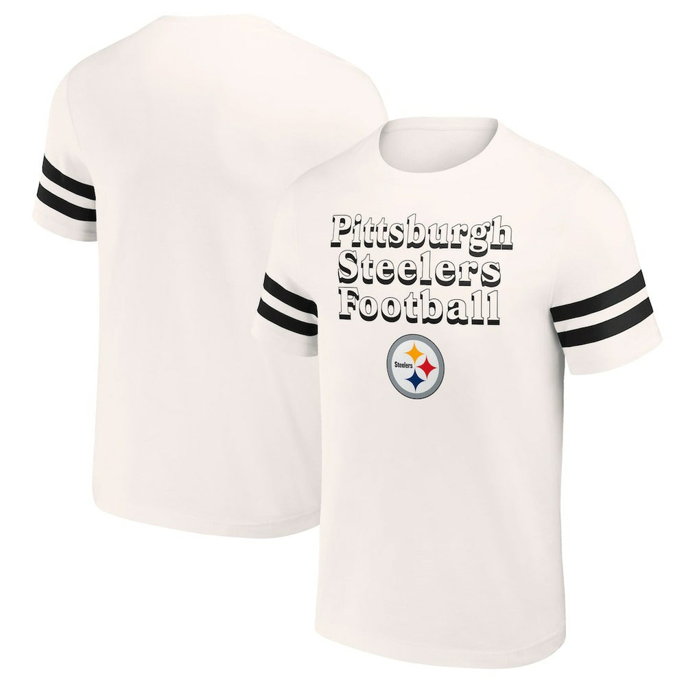 Pittsburgh Steelers NFL x Darius Rucker Collection Vintage T-Shirt - Cream - Fanatics
